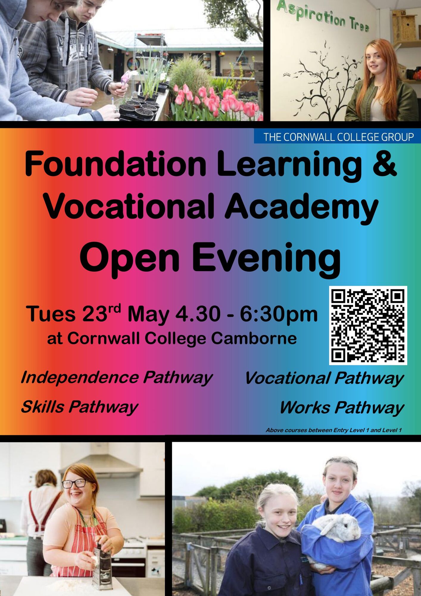 Foundation Learning & Vocational Academy Open Evening