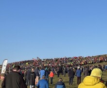 On the start line