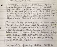 1 Emily Mitchell leter to Department for Education History